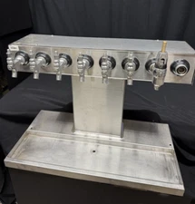 Glastender BT-88-SS-CP, 8 Tap Dispenser - Stainless Steel -  Glycol Cooled