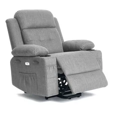 Power Lift Chair for Elderly ,Recliner Chair with Heating and Massage,USB Ports