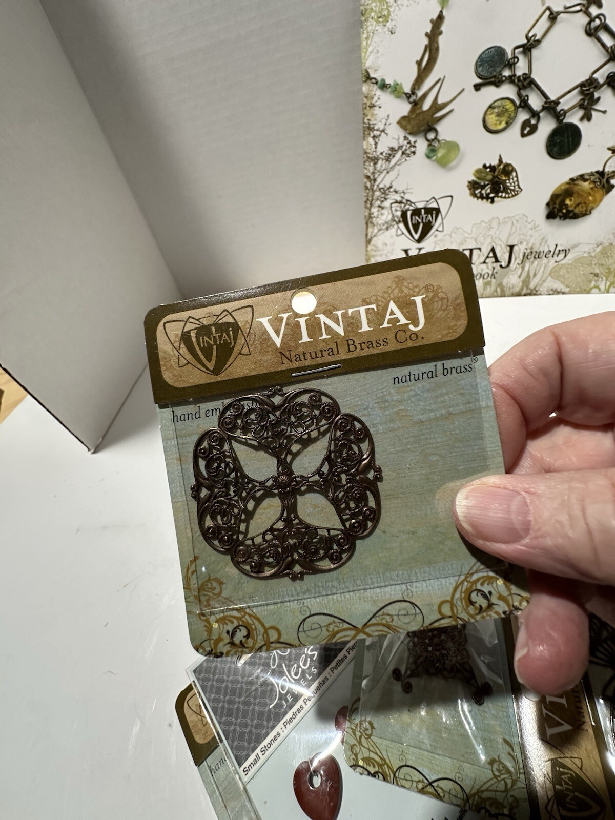 Vintaj Jewelry Technique Book/  Steampunk Style Plus Supplies
