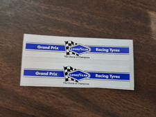 AFX AURORA Goodyear Racing Tyres Truck Trailer Reproduction Stickers DIE CUT 