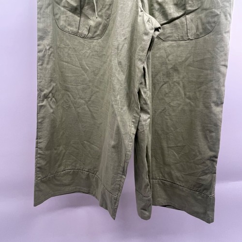 Tree Of Life 3/4 Size S wide leg pants 100% Cotton India Elastic waist BNWT - Picture 3 of 7