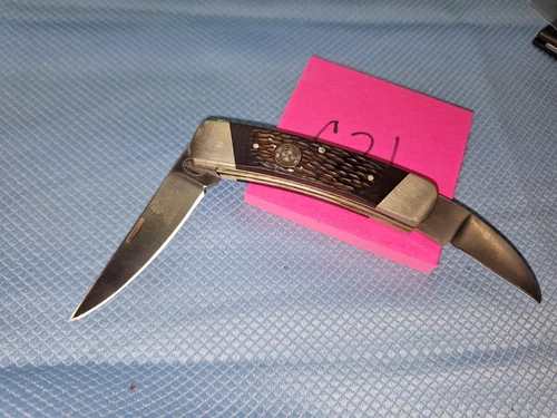 Hughes Cutlery/Happy Jack knife by Chuck Garlits, Wharncliffe/Peeler b   Lot C21