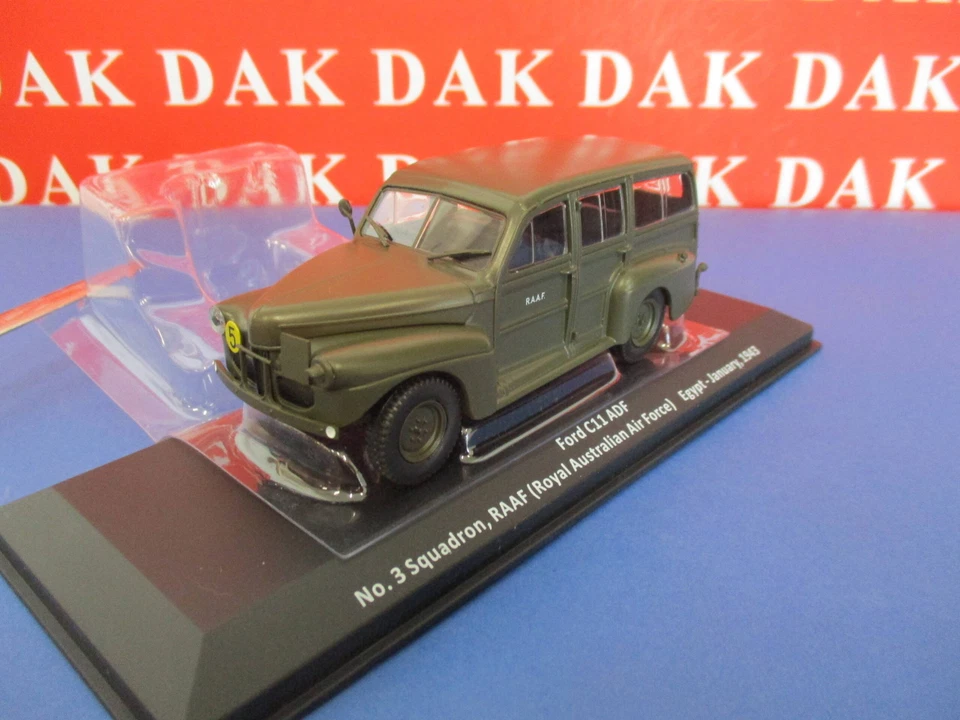 Die cast 1/43 Modellino Auto Ford V8 C11 ADF N3 Squadron RAAF Egypt 1943 - Immagine 2 di 4