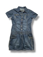 Y2K Denim Dress Women’s Size M