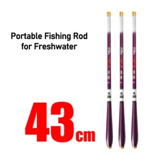 Dr.Fish Ultra Light Fishing Pole Carbon Fiber Telescopic Fishing Rod 2.1M-4.5M