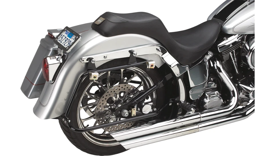 Cycle Visions CV-7200A Bagger Tail Kit for 86-07 FL Softail w/ Black Mount Foto 2 de 4