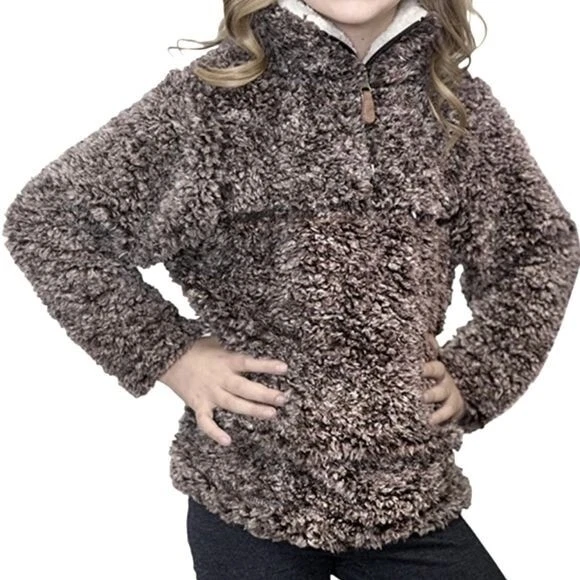 Little girl cheap sherpa pullover