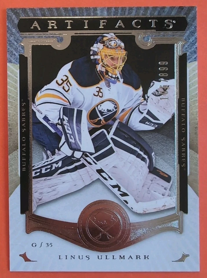 LINUS ULLMARK FUTURE WATCH 2015-16 SP AUTHENTIC AUTO ROOKIE /999 SP #273 SABRES - Image 4 of 4