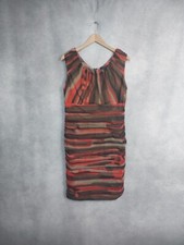 coast dress size 16 midi Pencil Dress, Autumnal Colours, Ruched. Party Dress