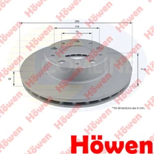 Fits Peugeot Boxer Fiat Ducato Citroen Relay Brake Disc Front Howen #2