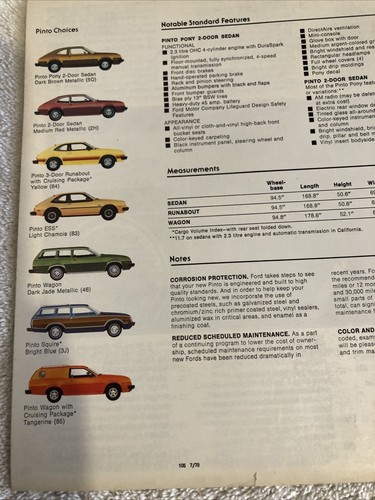 1979’s Ford Vintage Brochures - Picture 4 of 14
