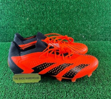 Men's adidas PREDATOR ACCURACY.1 Low FG Soccer Cleats Orange GW4574 Size 7.5