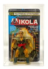 1982 Remco Mikola action figure AFA Graded 75 MOC Lost World Of The Warlord Rare