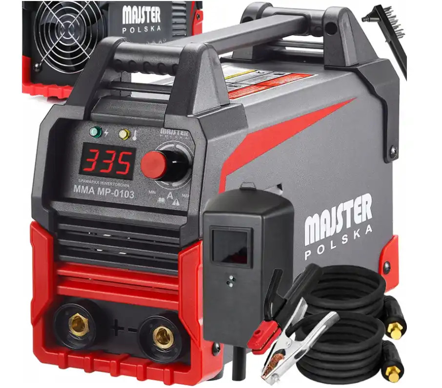 Poste à souder à onduleur MMA 230 V monophasé avec puissance 4,8 kVA