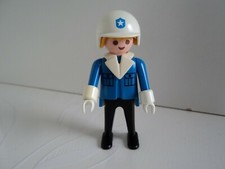 PLAYMOBIL vintage city  police policier casque motard moto set 3564 V2 de 1982