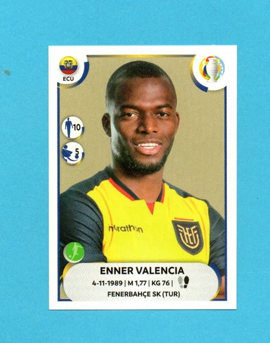 COPA AMERICA 2021-PANINI-Figurina n.ECU22- VALENCIA - ECUADOR -NEW VELINA