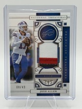 Panini 2025 National Treasures Treasured Patches Josh Allen Bills #TP-JAN /49