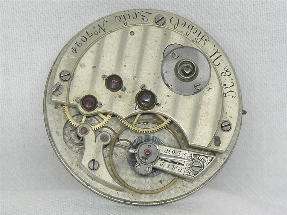 RARO RELOJ BOLSILLO LONGINES/AGASSIZ 38MM ORO Y NÍQUEL MOVIMIENTO Y ESFERA, ¡FUNCIONANDO! Foto 3 de 4