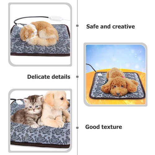 Pet Electric Heizkissen Katze Wärmekissen Wärmebett Für Haustiere - Bild 12 von 12
