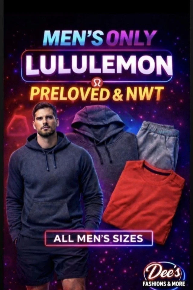MEN Lululemon NWT & Preloved (Preowned-EUC)