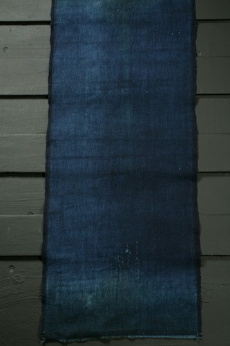 Japanese Fabric Cotton Vintage Kimono Antique Indigo Blue RANRU 72.8"/KID95/160 - Picture 3 of 10