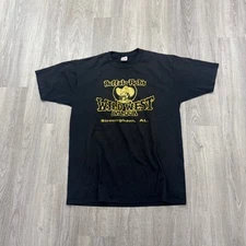 Vintage Buffalo Bob's Wild West Saloon Shirt Men's Large Black 90s USA Alabama 