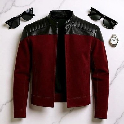 Inspired Handcrafted Burgundy Red Wool Jacket | Generation Style Cosplay Coat