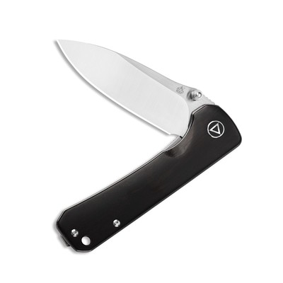 QSP Knives Hawk Liner Lock 131-P1 Knife Sandvik 14C28N & Ebony Wood