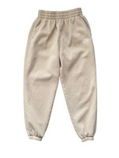 Nike Sportswear Club Fleece Loose Jogger Pants Sanddrift Size Medium