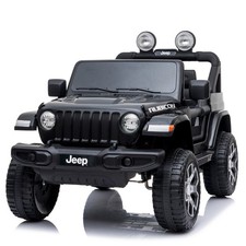 Jeep Wrangler Rubicon elettrica bambini 2 posti licenza ufficiale vari colori