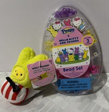 Sanrio Hello Kitty x Peeps Easter Bundle Bead Jewelry DIY Kit Wrist Hugger