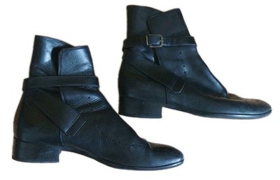 Ankle Boots ALBERTO FERMANI Stiefelette Damen Stylisch Gr.38 Leder Schwarz Neuw.