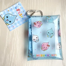 Shizuku-chan Carabiner Clear Case Coin Card Holder 10×8×2cm Japan Kawaii Q-Lia