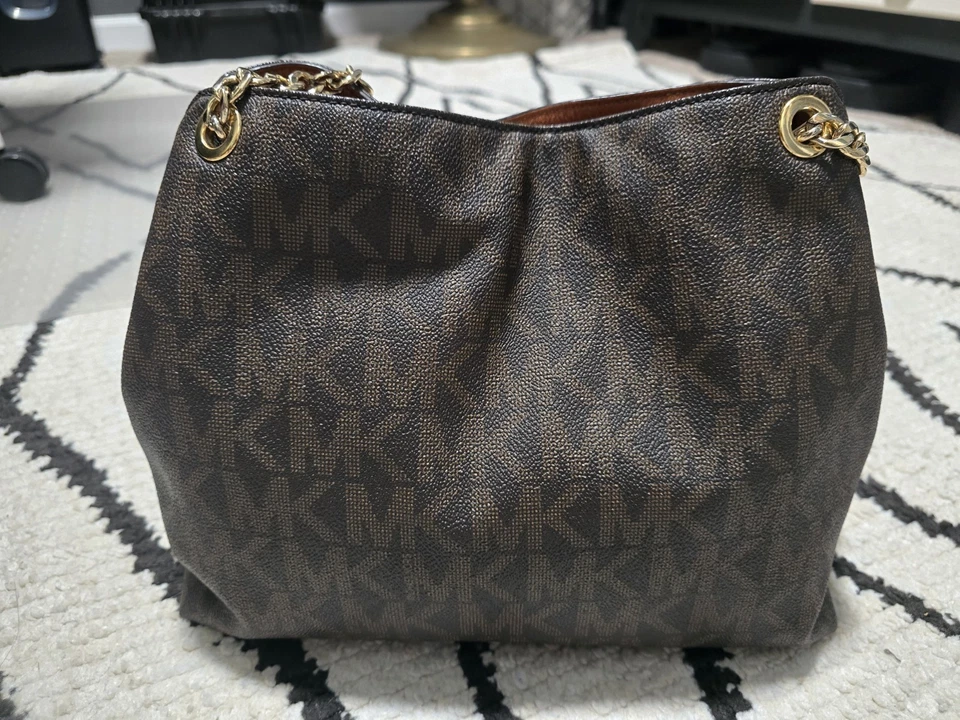 Подлинный MAICHEL KORS Jet Set цепочка наплечная сумка, сумочка, сумка с короткими ручками - коричневый - Изображение 2 из 4