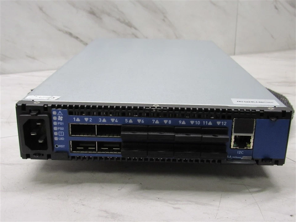 MELLANOX SX6005 12-PORT UNMANAGED INFINIBAND SWITCH! TESTED! - Image 2 of 4