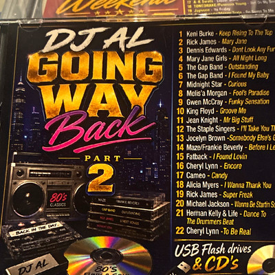 DJ AL Going Way Back Part 2 80s Classics R&B & Soul Album CD Jewel Case