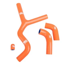 SamcoSport Radiator Hose Kit with Thermostat Bypass Orange