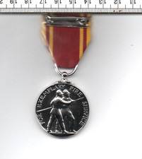 FIRE BRIGADE LONG SERVICE & GOOD CONDUCT BOXED MEDAL WITH RIBBON (676)