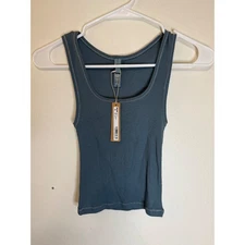 Skims Cotton Rib Tank Color Kyanite Size XS NWT