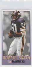 1993 Fleer GameDay Robert Smith #153 9av