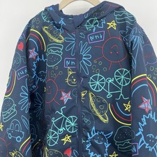 NWT Wonder Nation Water Resistant Graffiti Print Winter Jacket Kids 10/12 Husky