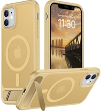 Temdan Magnetic Compatible with iPhone 11 Phone Case, Built-in Invisible Kick...