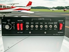 "GA Switch Panel" USB Compatible with MS 2020/24  & X-Plane Flight Simulators