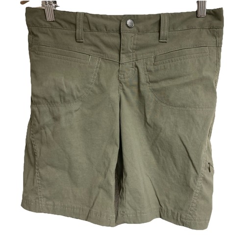 Athleta Women’s Dipper Bermuda Hiking Shorts Green Size S