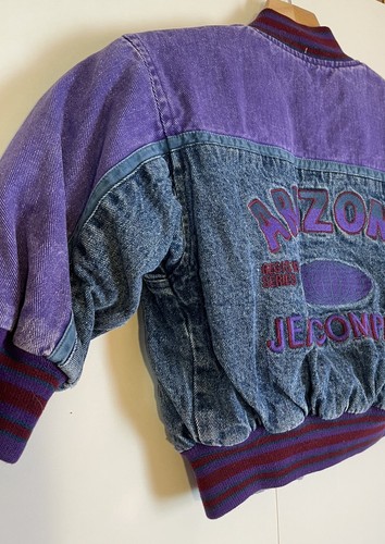 VTG Arizona Jeans Jacket Boys Size 4 Toddler Acid Wash Measurements Below - Picture 12 of 12