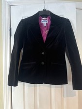 Old Navy Cotton Velvet blazer. 97 cotton/ 3 spandex, purple lining is polyester
