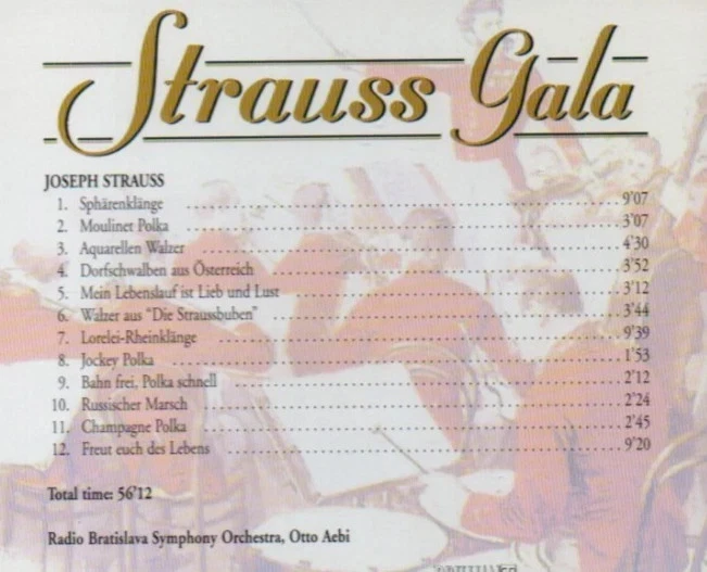 Konvolut 5 CDs Klassische Musik "Strauss Gala" (67 Titel) - Bild 4 von 4