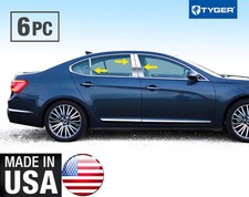 Tyger For 2013-2016 Kia Cadenza 6pc Stainless Steel Chrome Pillar Post Trim