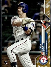 2020 Topps #166 Nick Solak Gold Star