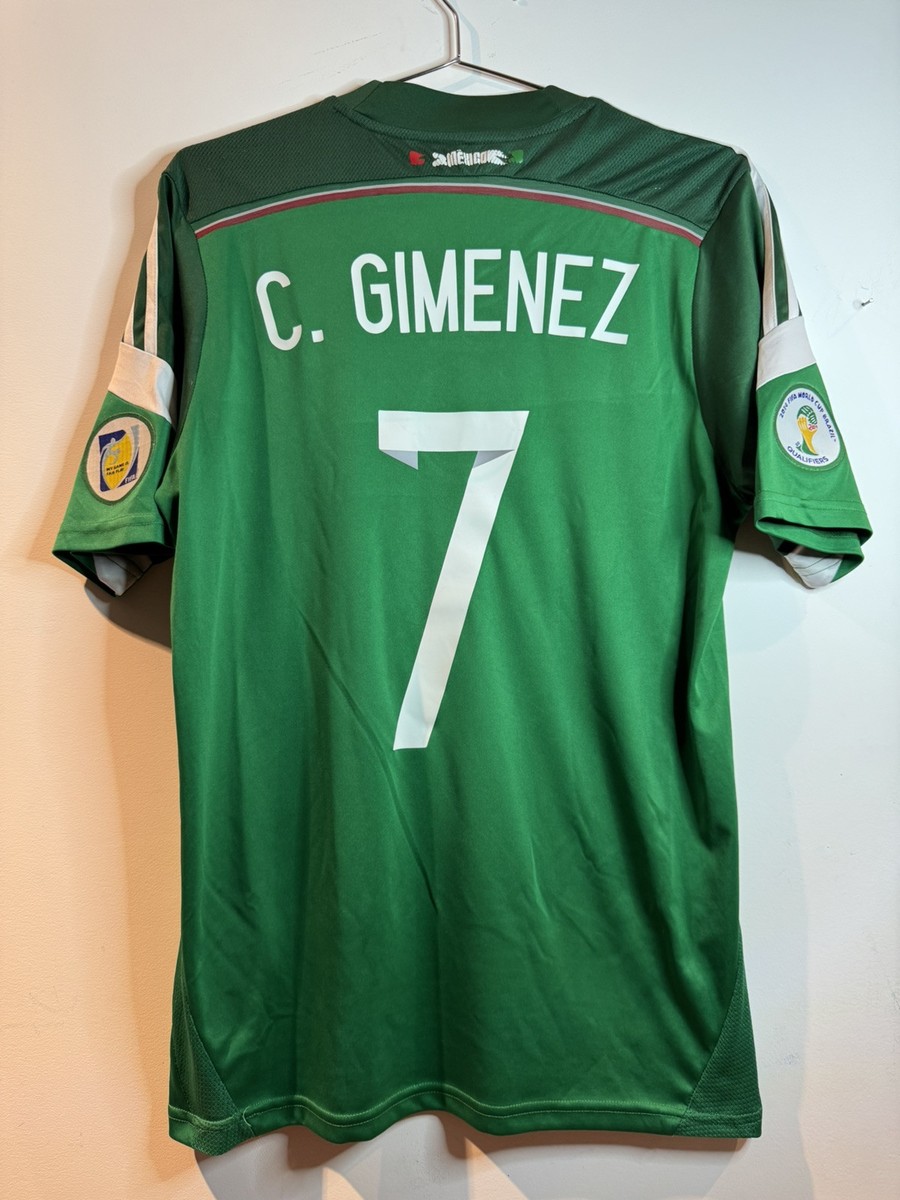 CHRISTIAN “CHACO” GIMENEZ #7 MEXICO HOME SHIRT ADIDAS [M] 2013